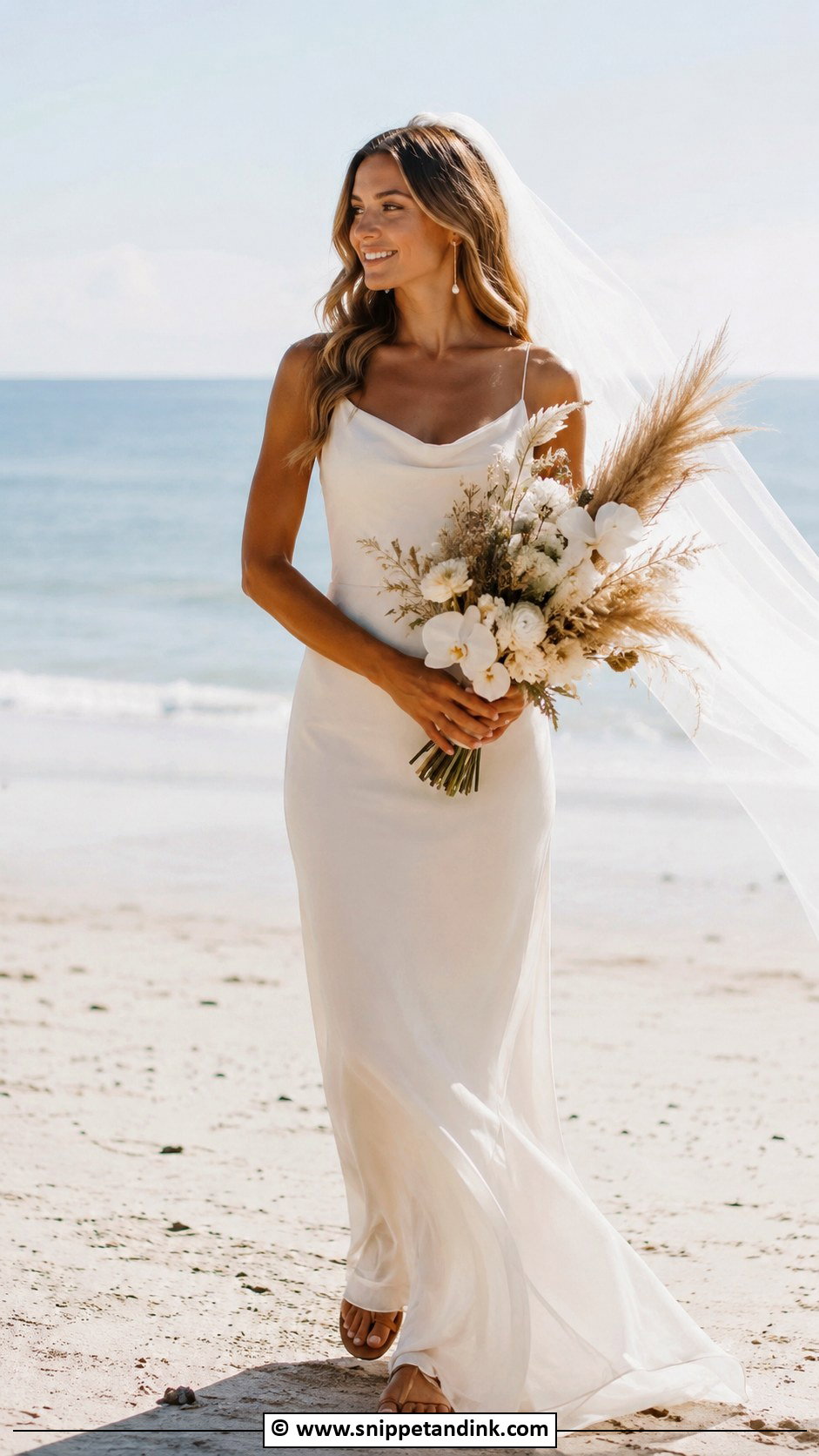 Earthy Beach Wedding Dress - Snippet and Ink - 30 Earthy Wedding Dresses