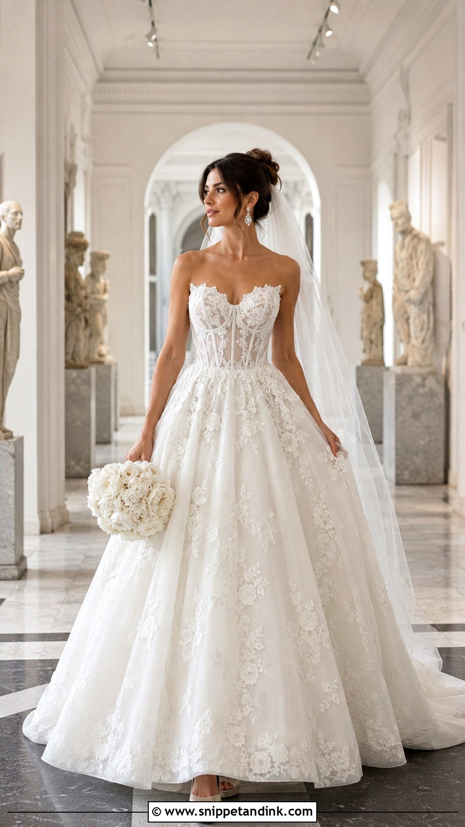 Eddy K Corset Bodice Wedding Dress - Snippet and Ink - 20 Eddy K Wedding Dress Ideas