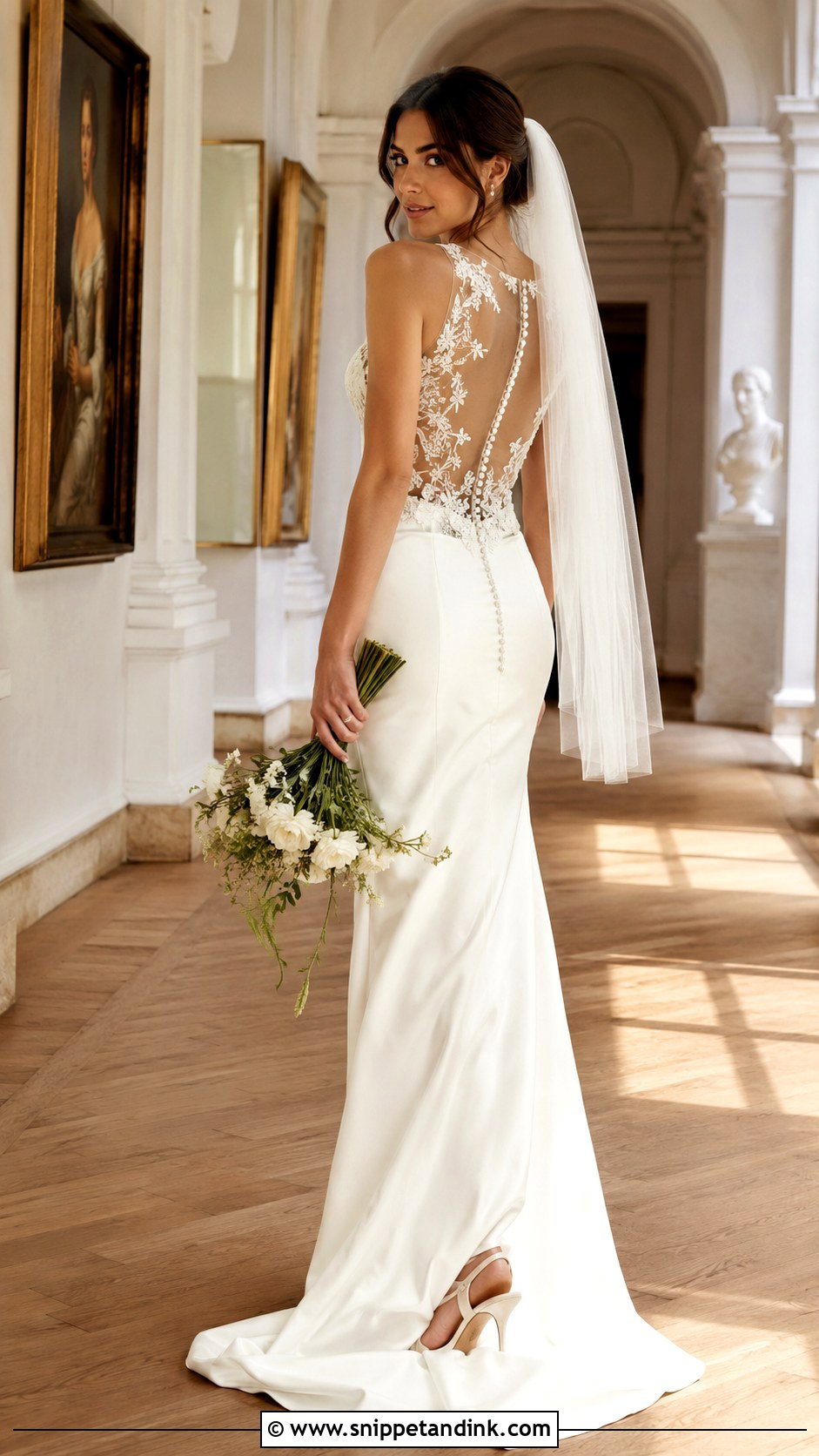 Eddy K Illusion Back Wedding Dress - Snippet and Ink - 20 Eddy K Wedding Dress Ideas