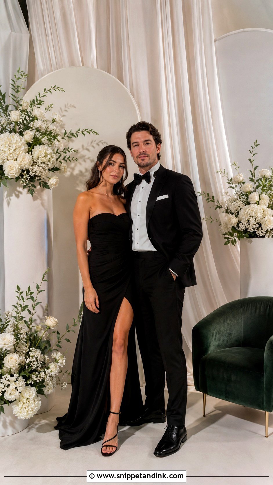 Editorial Wedding Portrait Area - Snippet and Ink - 30 Fancy Wedding Ideas