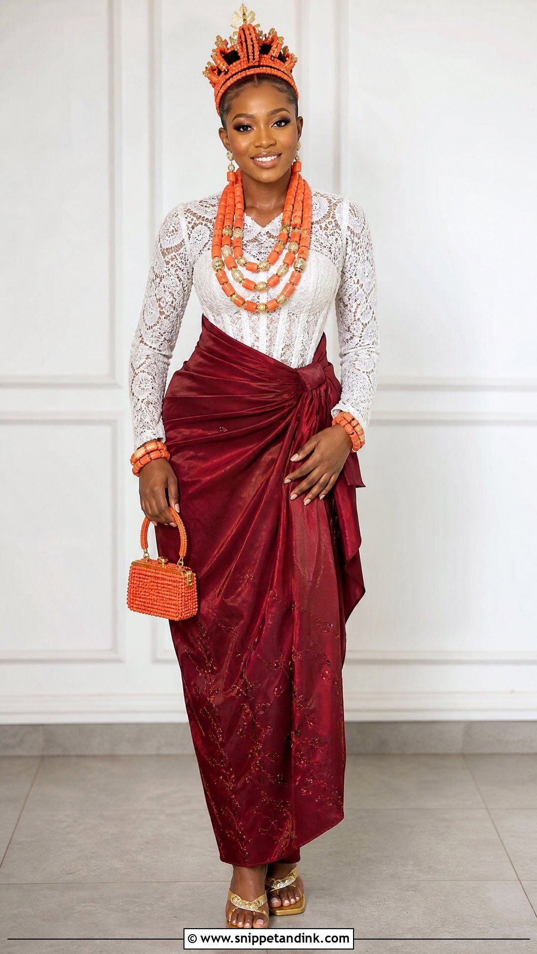 Edo Bride Long Sleeve Blouse Outfit - Snippet and Ink - 25 Edo Bride Outfit Ideas