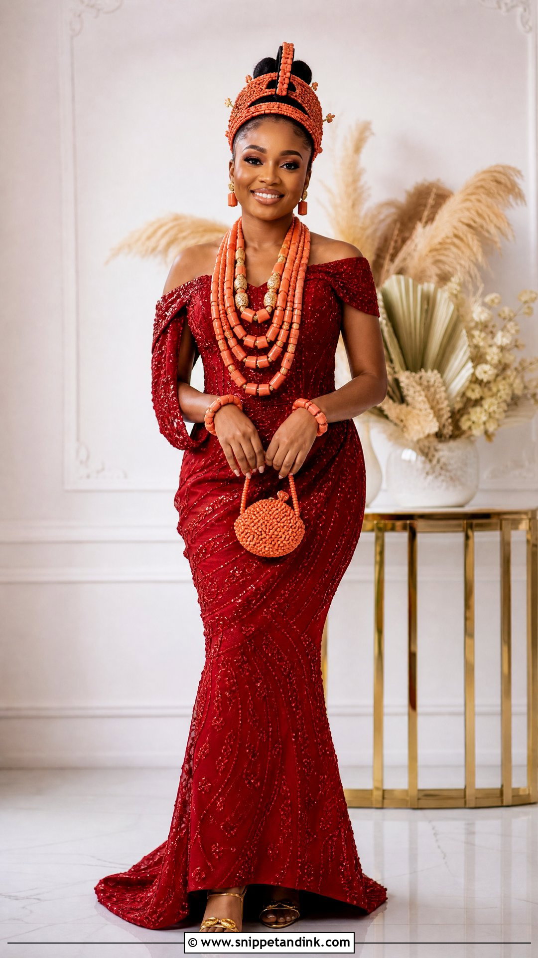 Edo Bride Wrapper Dress Outfit - Snippet and Ink - 25 Edo Bride Outfit Ideas