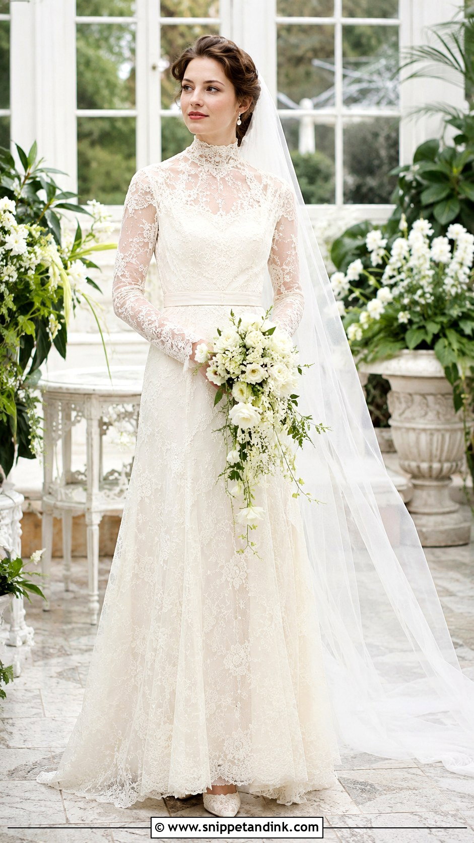 Edwardian English Wedding Dress - Snippet and Ink - 20 English Wedding Dress Ideas