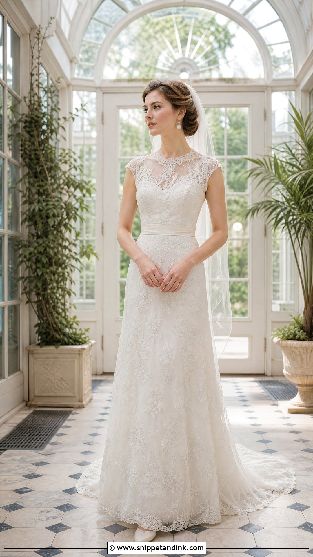 Edwardian Lace Wedding Dress - Snippet and Ink - 20 Retro Wedding Dresses