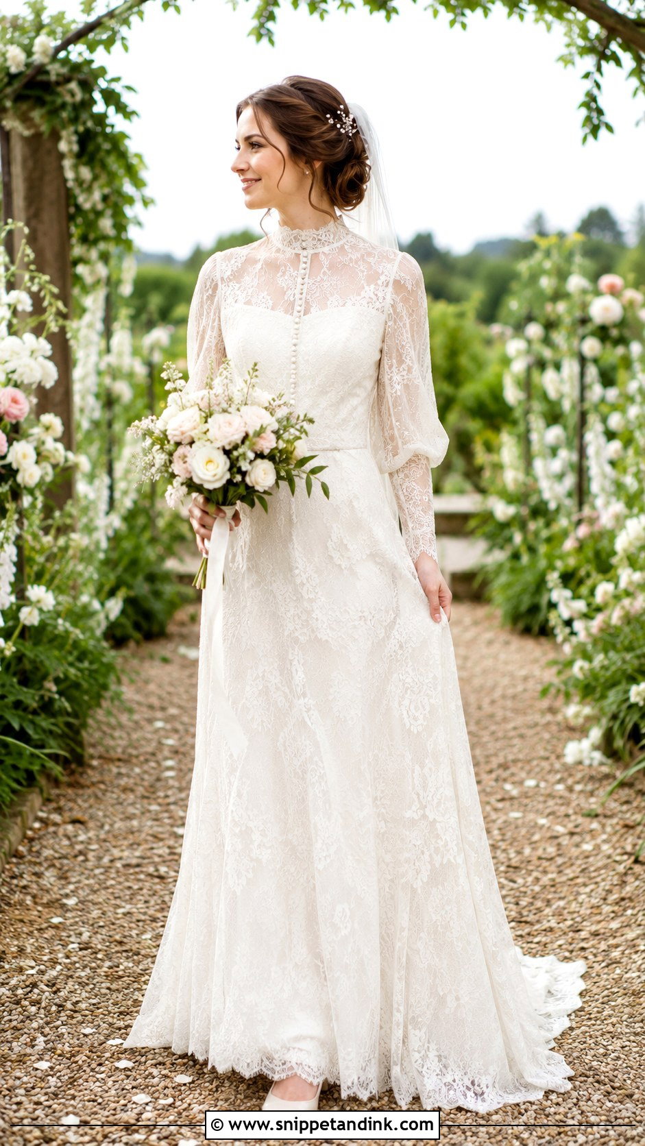 Edwardian Wedding Dress - Snippet and Ink - 30 Vintage Romantic Wedding Dress Ideas