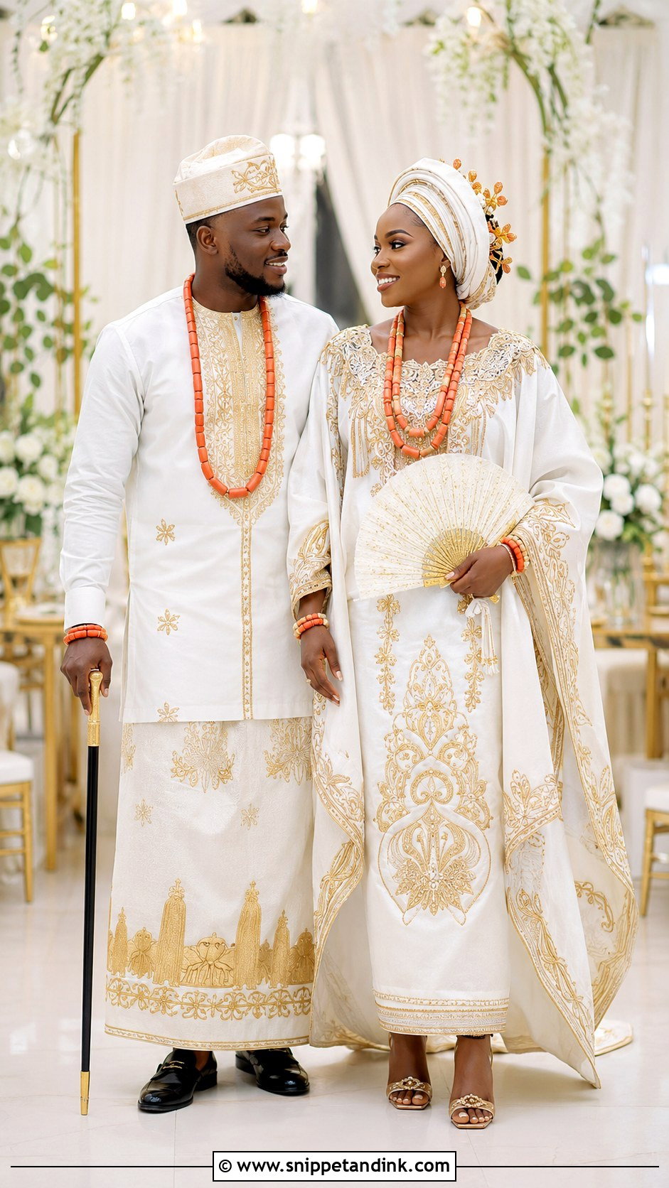 Efik Traditional Marriage Attire With Onyonyo - Snippet and Ink - 25 Traditional Marriage Attires in Nigeria Ideas