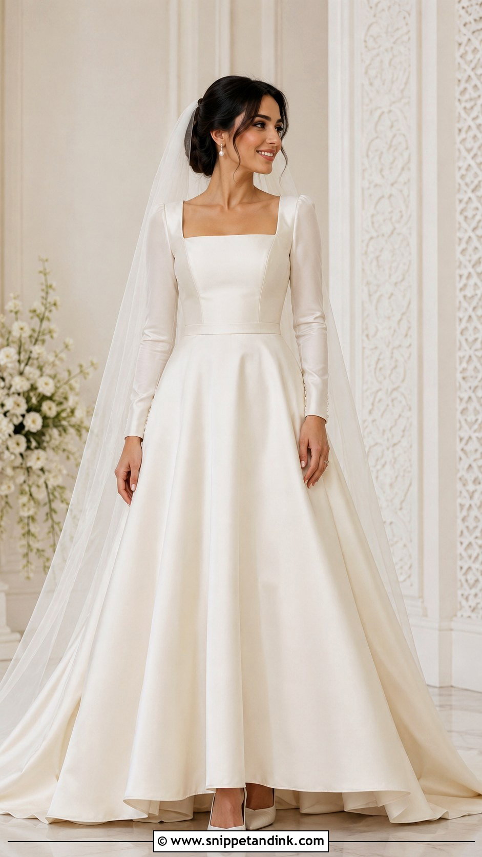 Egyptian A Line Wedding Dress - Snippet and Ink - 25 Egyptian Wedding Dress Ideas