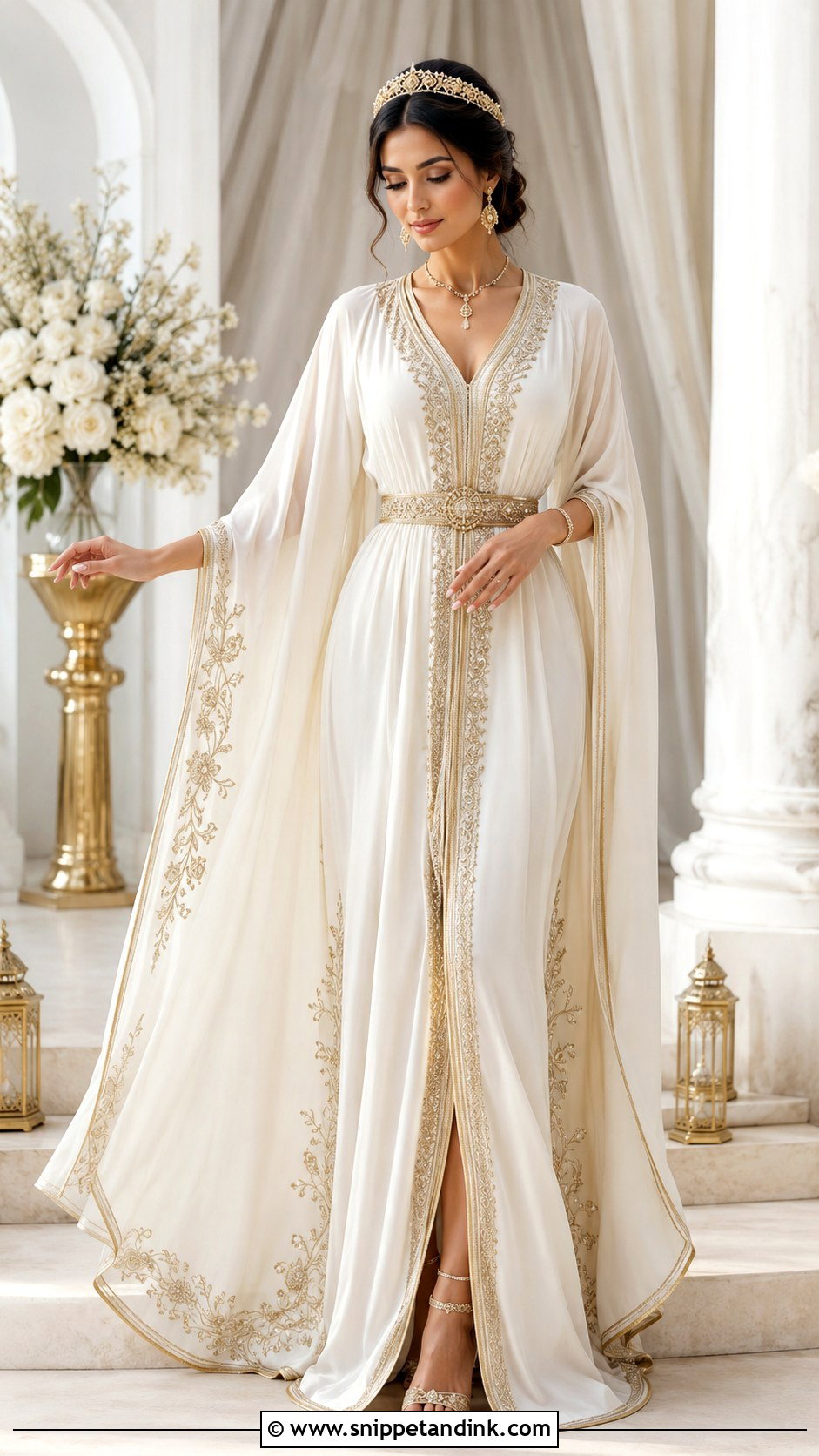Egyptian Kaftan Wedding Dress - Snippet and Ink - 25 Egyptian Wedding Dress Ideas
