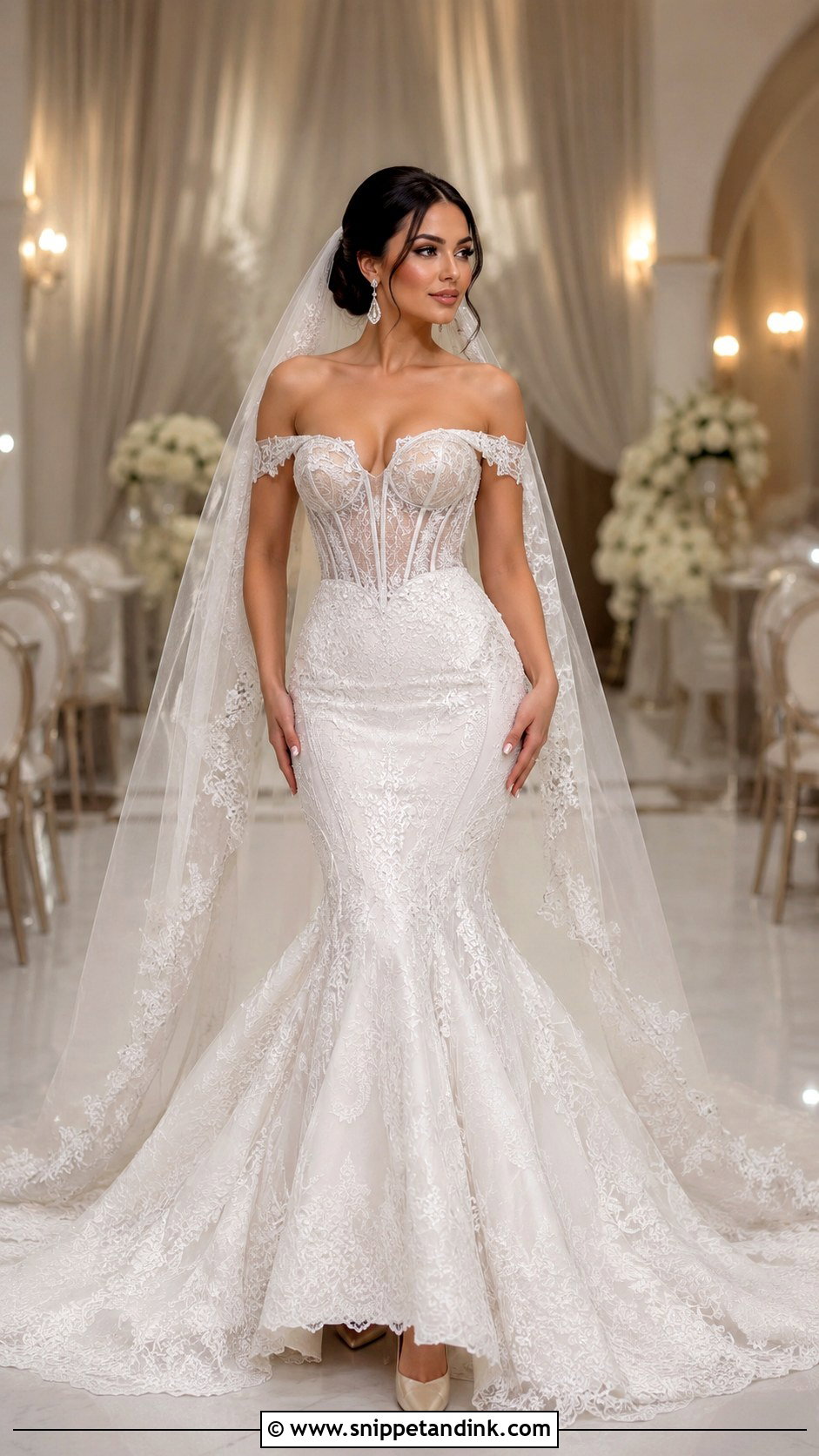 Egyptian Mermaid Wedding Dress - Snippet and Ink - 25 Egyptian Wedding Dress Ideas