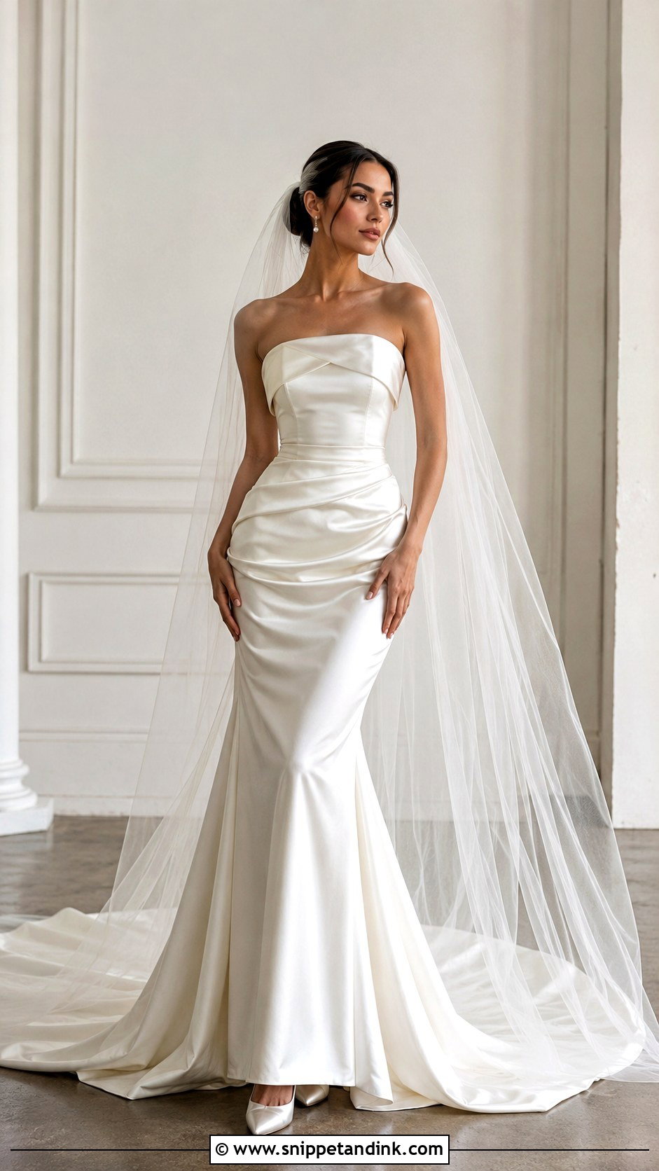 Egyptian Satin Wedding Dress - Snippet and Ink - 25 Egyptian Wedding Dress Ideas