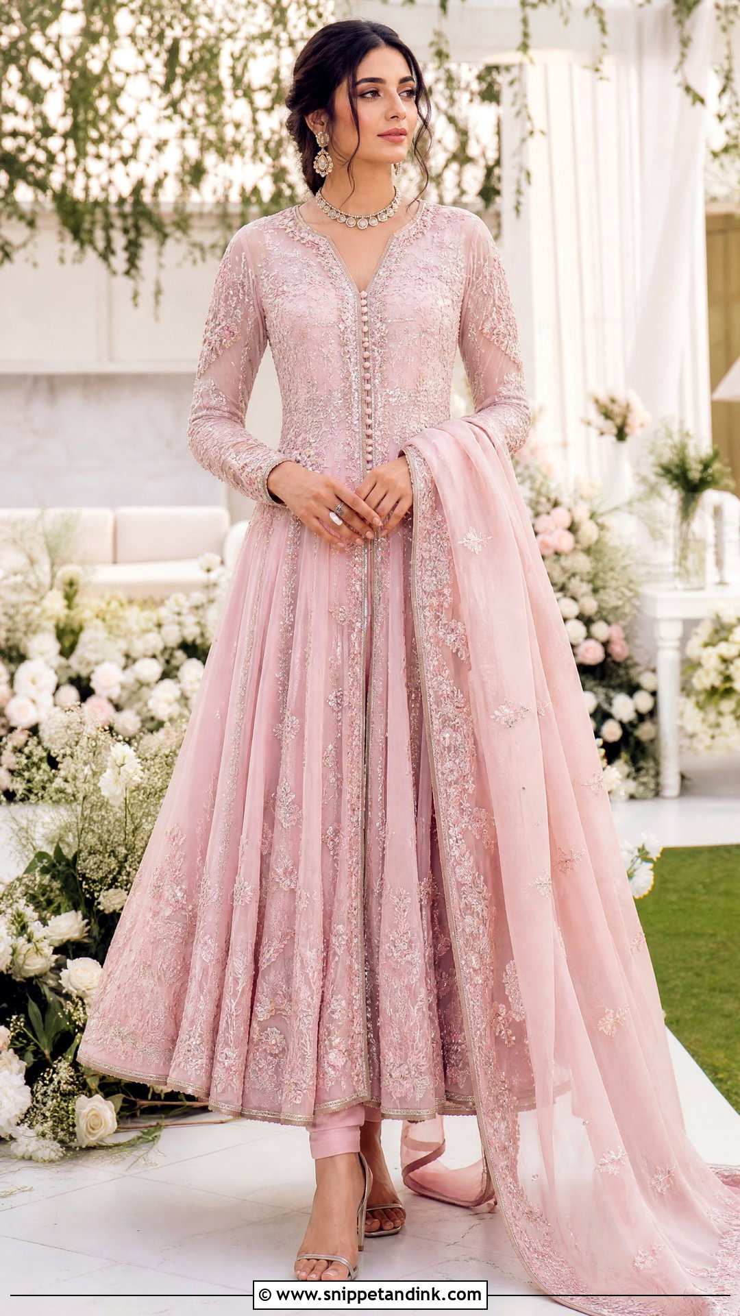 Elan Pastel Pishwas Suit - Snippet and Ink - 25 Pakistani Designer Suits for Wedding