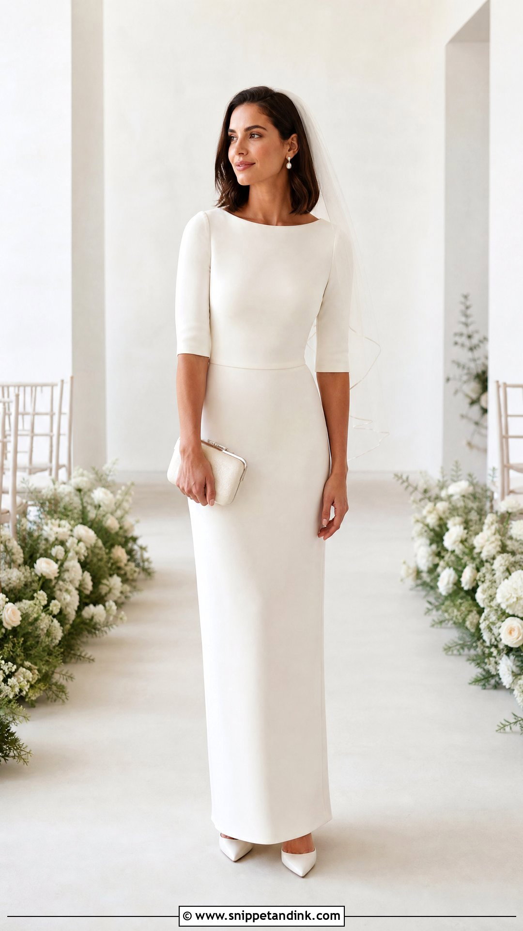 Elbow Length Wedding Dress Sleeves - Snippet and Ink - 20 Wedding Dress Sleeves Types