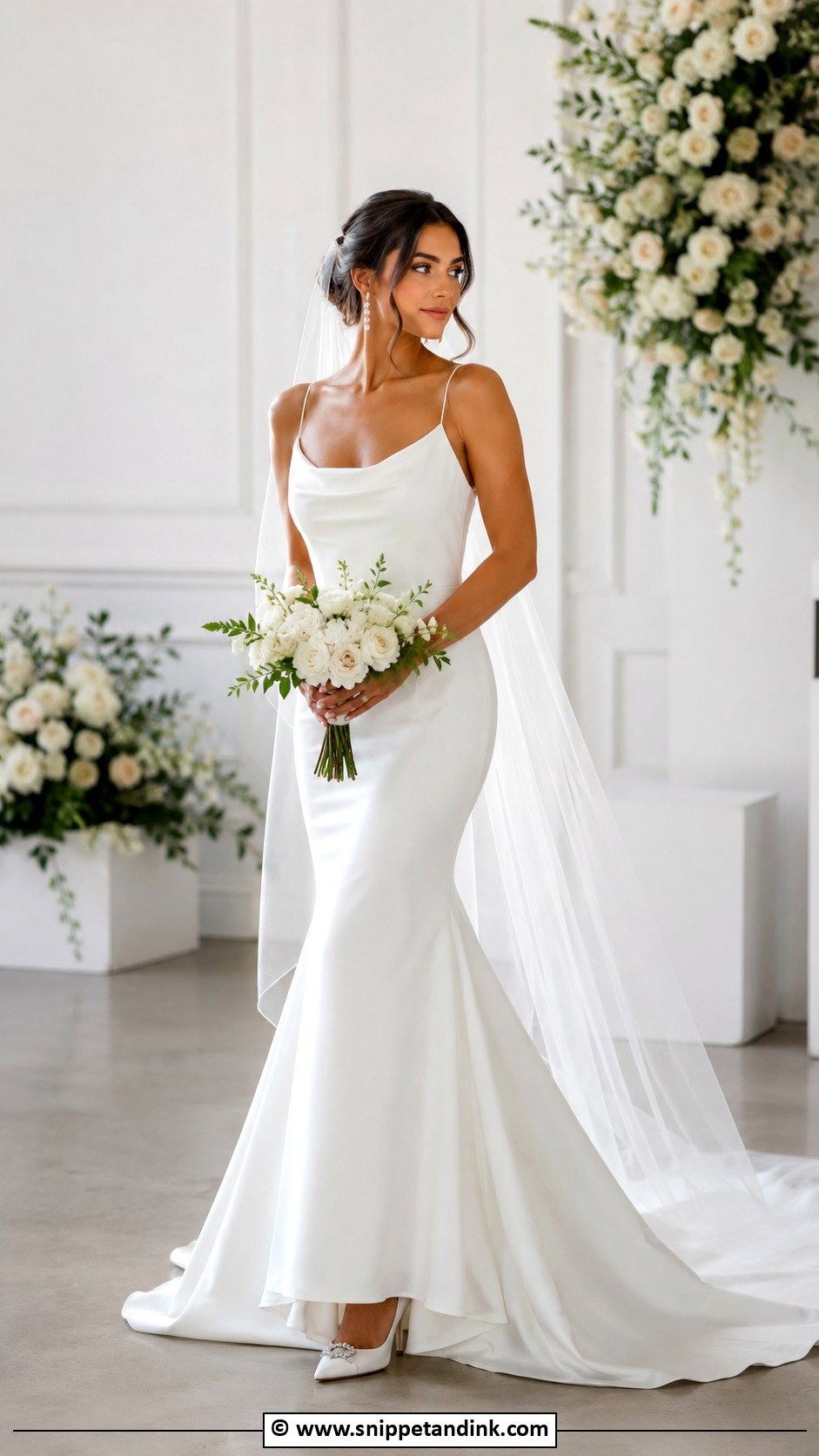 Elegant Fit And Flare Wedding Dress - Snippet and Ink - 35 Simple Elegant Wedding Dress Ideas