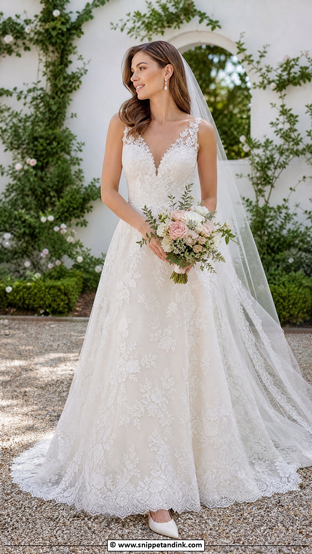 Elegant Lace Wedding Dress - Snippet and Ink - 35 Classy Elegant Wedding Dress Ideas