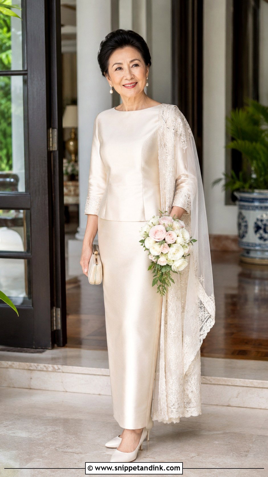 Elegant Thai Wedding Dress For Mature Brides - Snippet and Ink - 20 Thailand Wedding Dress Ideas