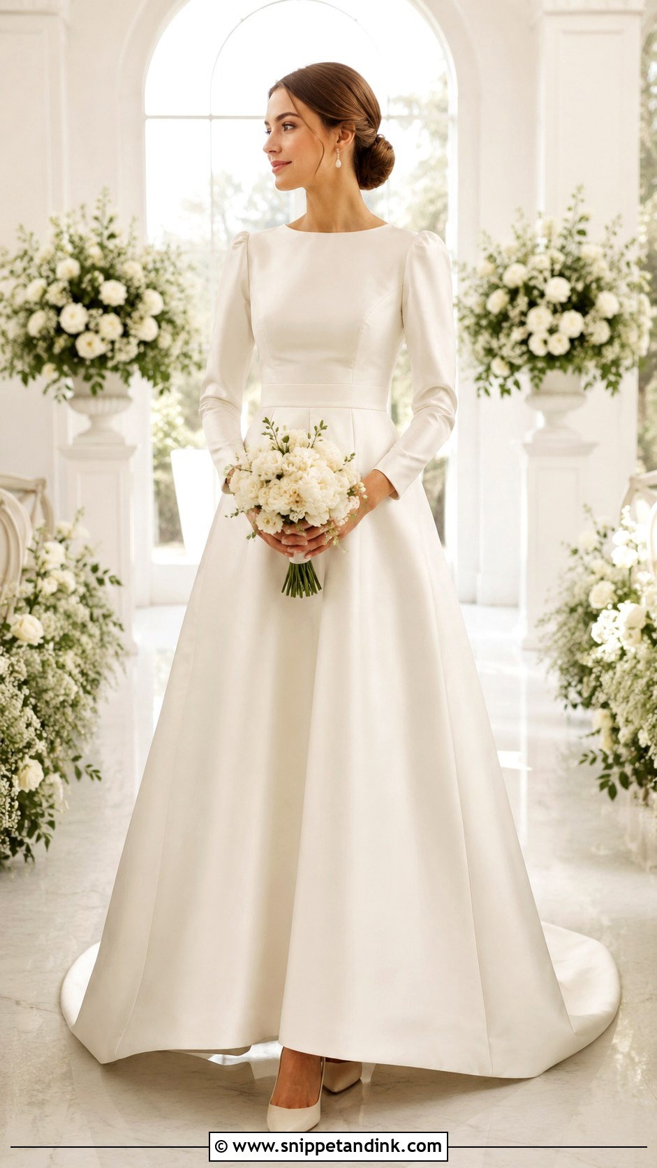 Elegant Wedding Dress With Sleeves - Snippet and Ink - 25 Wedding Dresses Simple Elegant Classy