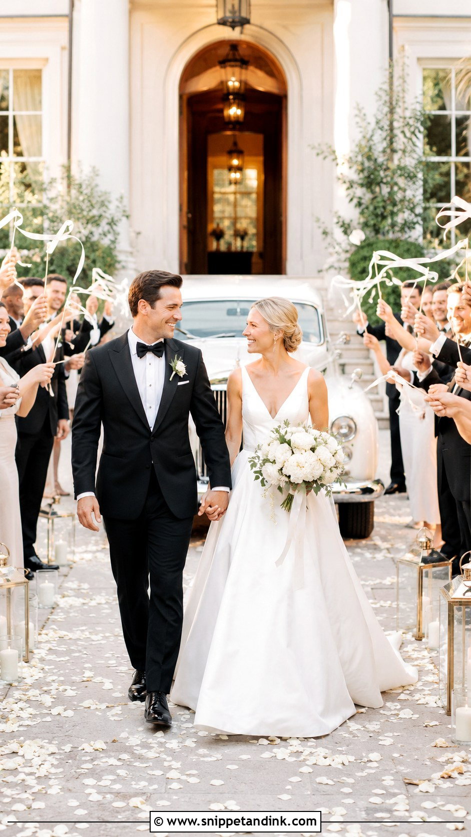 Elegant Wedding Send Off - Snippet and Ink - 30 Fancy Wedding Ideas