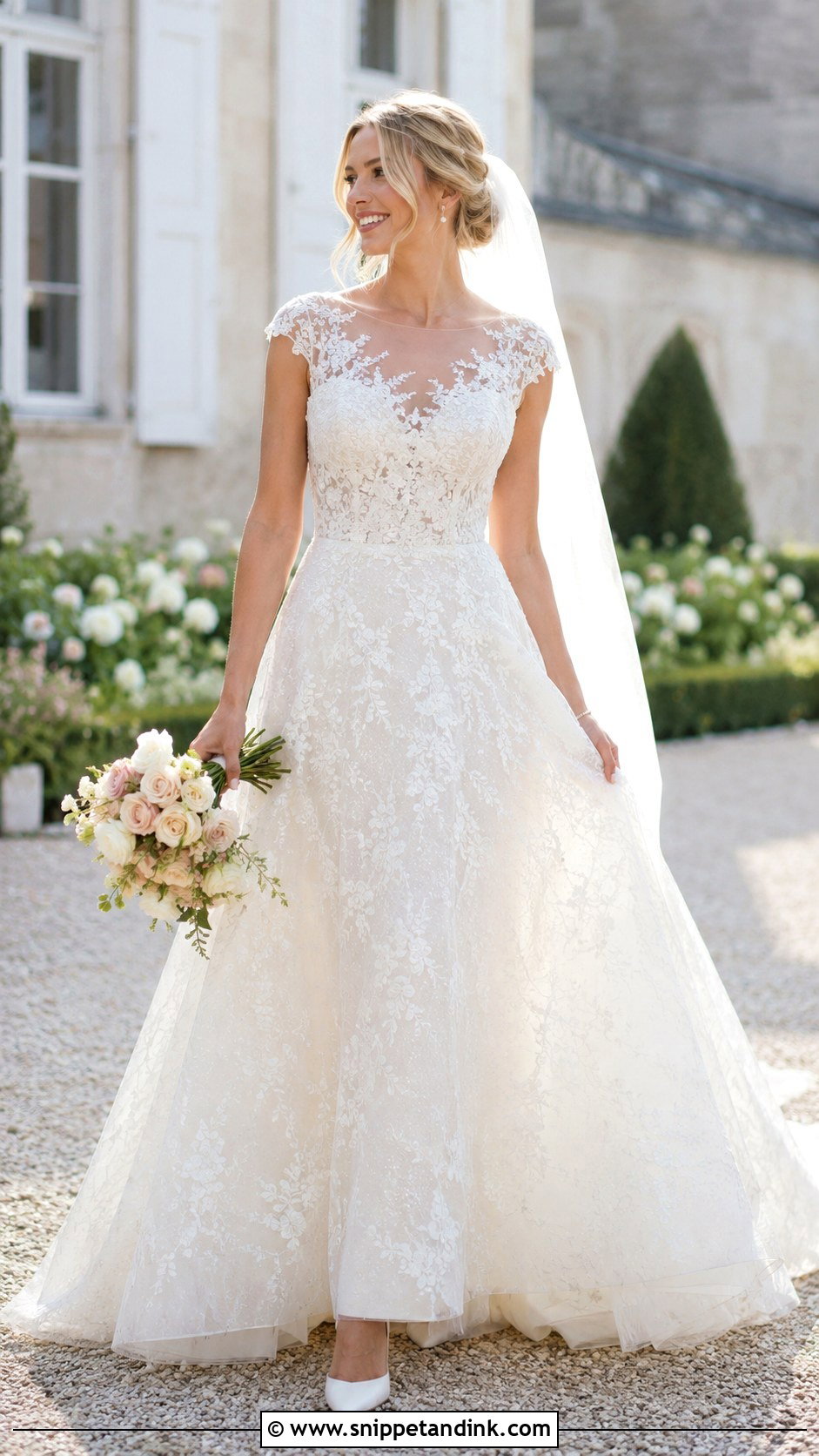 Elie Saab A Line Wedding Dress - Snippet and Ink - 20 Ellie Saab Wedding Dresses