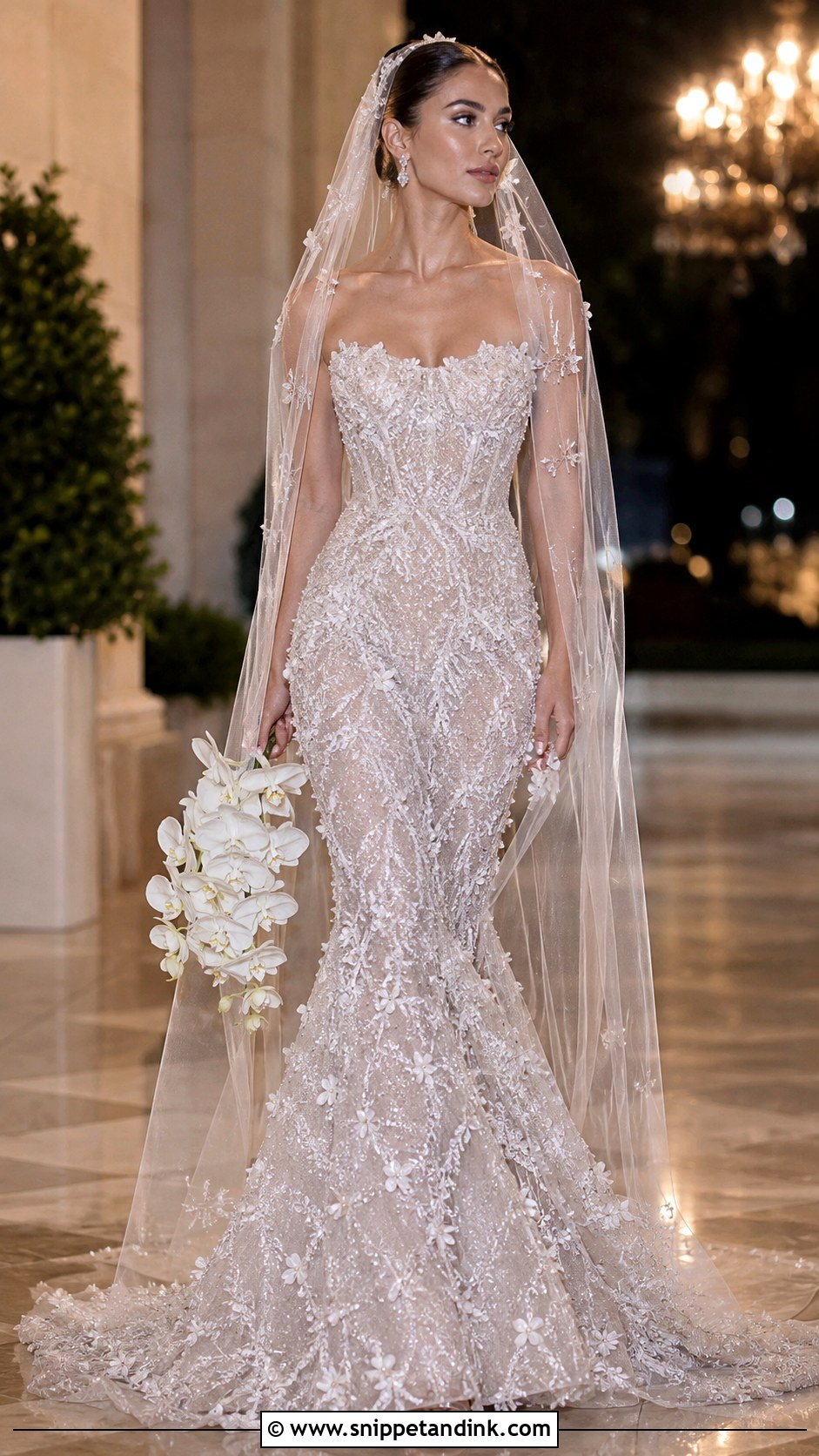 Elie Saab Beaded Mermaid Wedding Dress - Snippet and Ink - 20 Elie Saab Wedding Dresses