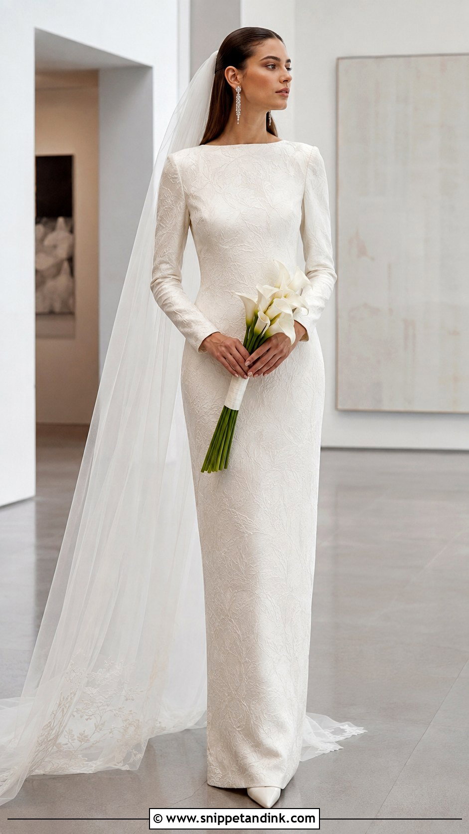 Elie Saab Column Wedding Dress - Snippet and Ink - 20 Elie Saab Wedding Dresses