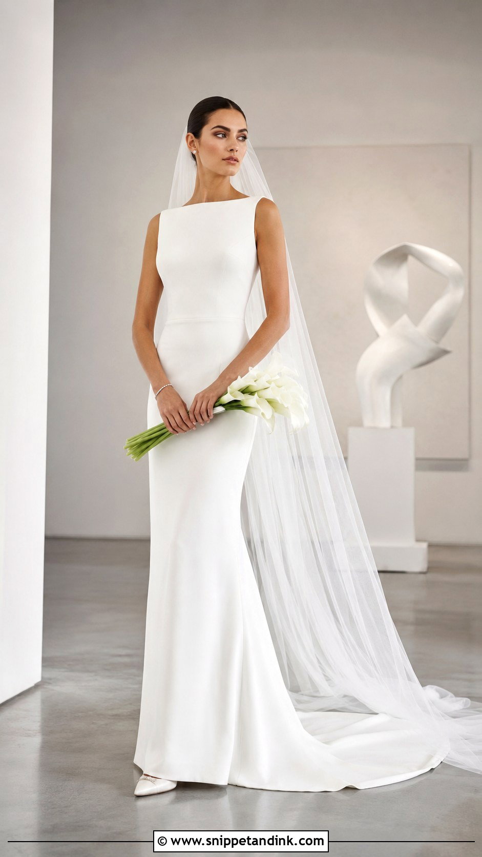 Elie Saab Column Wedding Dress - Snippet and Ink - 20 Ellie Saab Wedding Dresses