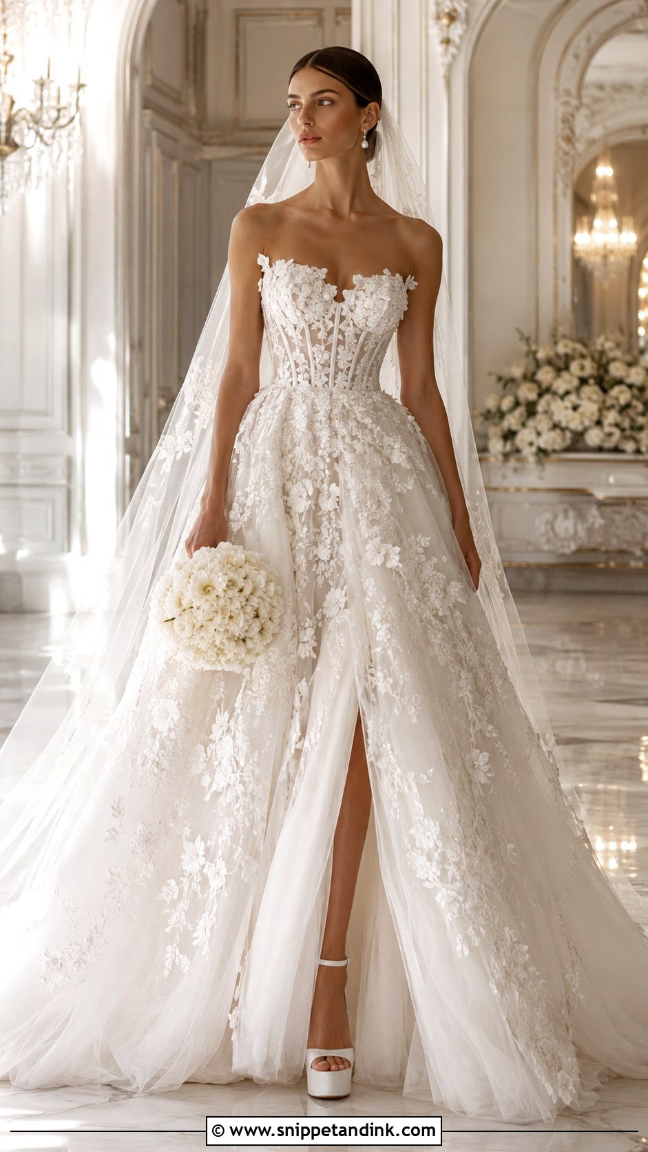 Elie Saab Corset Wedding Dress - Snippet and Ink - 20 Ellie Saab Wedding Dresses