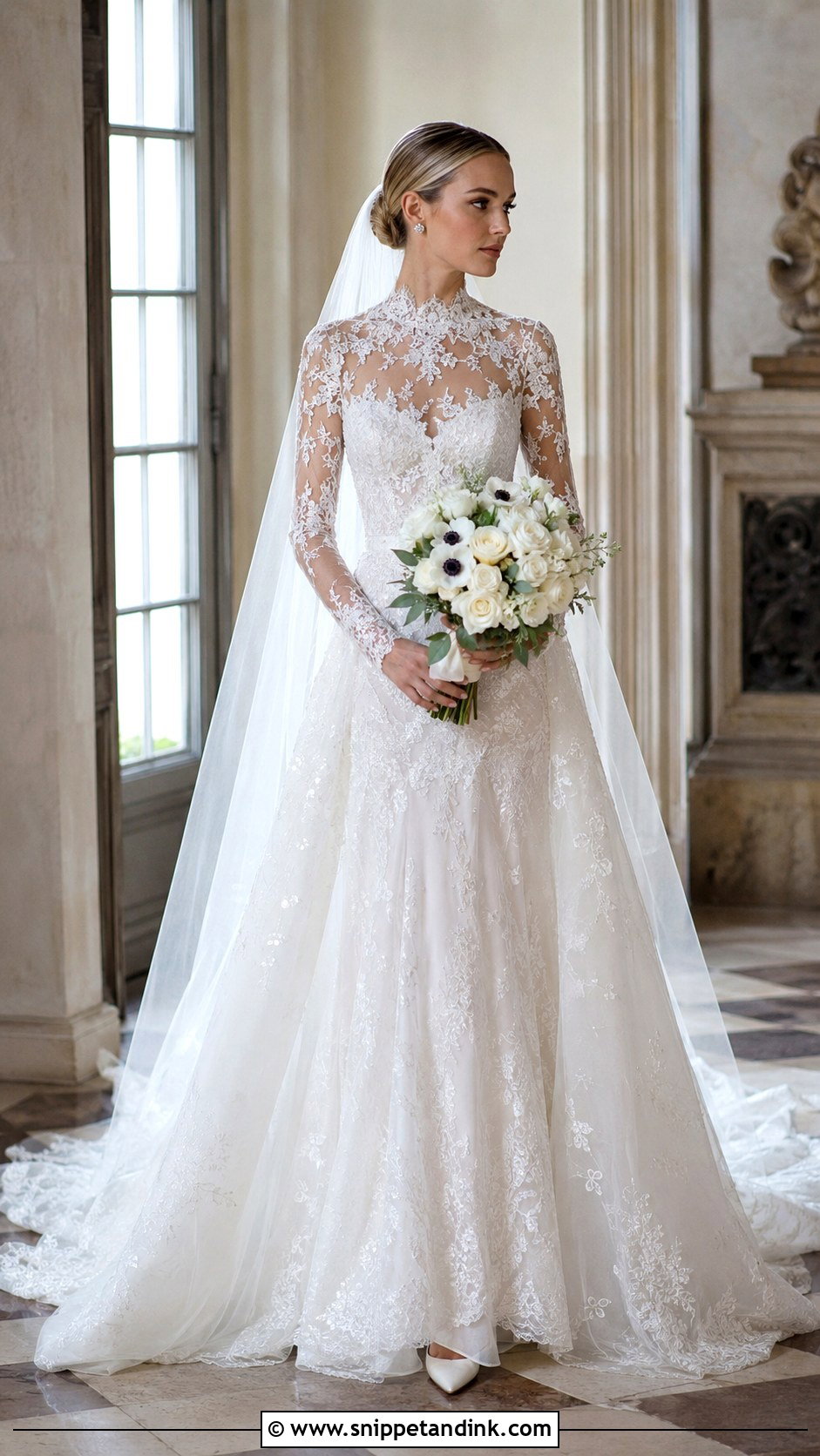 Elie Saab High Neck Wedding Dress - Snippet and Ink - 20 Elie Saab Wedding Dresses