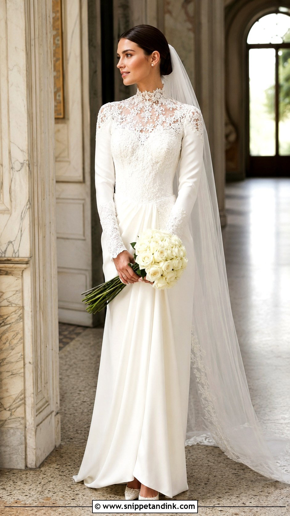 Elie Saab High Neck Wedding Dress - Snippet and Ink - 20 Ellie Saab Wedding Dresses