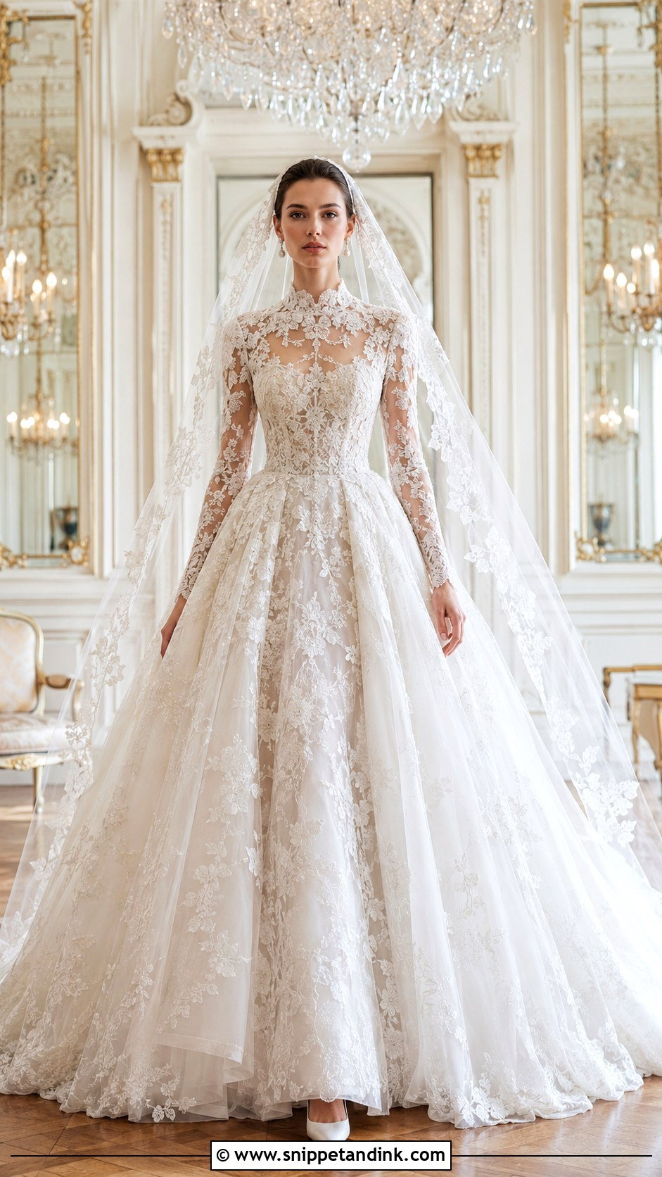 Elie Saab Lace Ball Gown Wedding Dress - Snippet and Ink - 20 Elle Saab Wedding Dresses