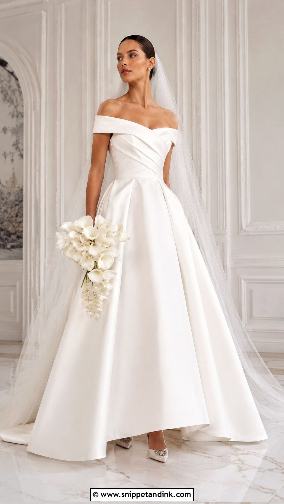 Elie Saab Mikado Wedding Dress - Snippet and Ink - 30 Elie Saab Wedding Dress Ideas