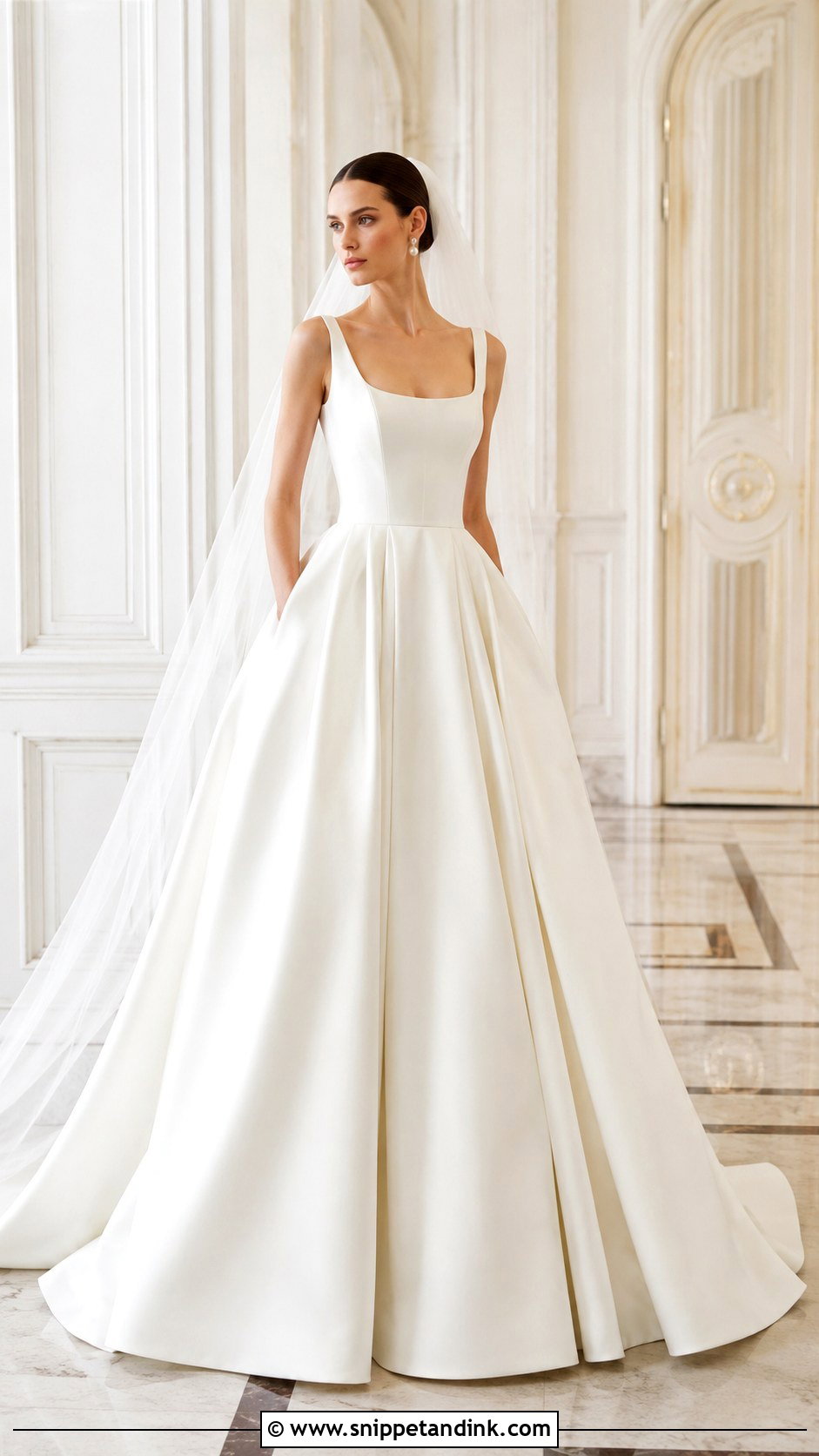 Elie Saab Mikado Wedding Gown - Snippet and Ink - 25 Ellie Saab Wedding Gown Ideas