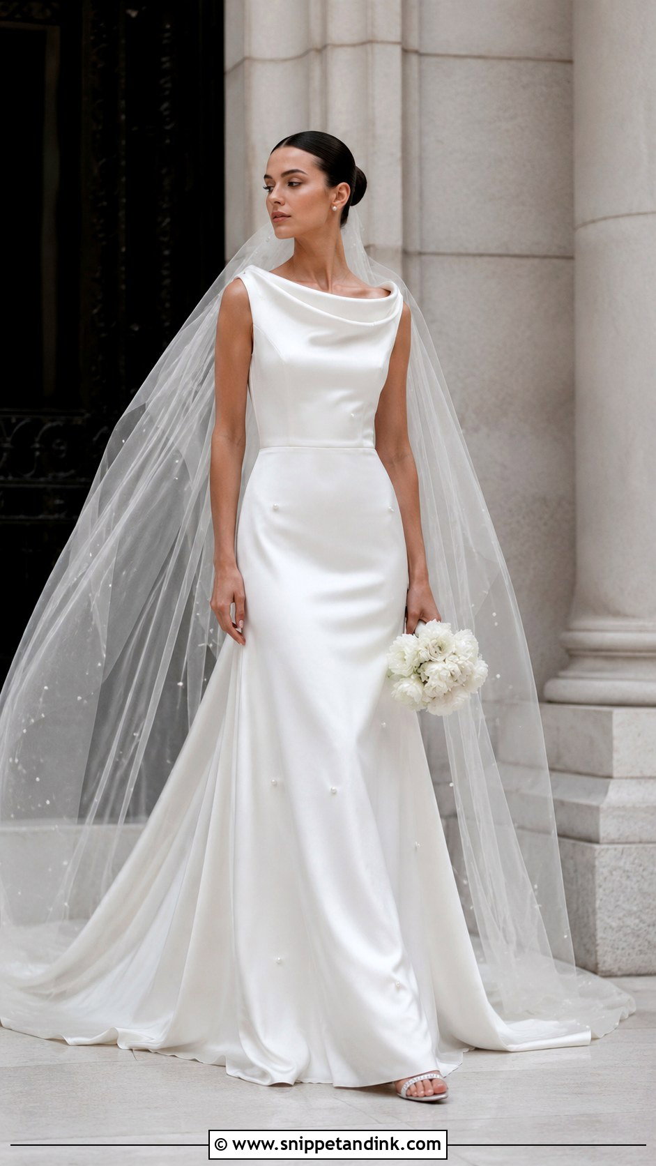 Elie Saab Minimal Wedding Dress - Snippet and Ink - 30 Elie Saab Wedding Dress Ideas