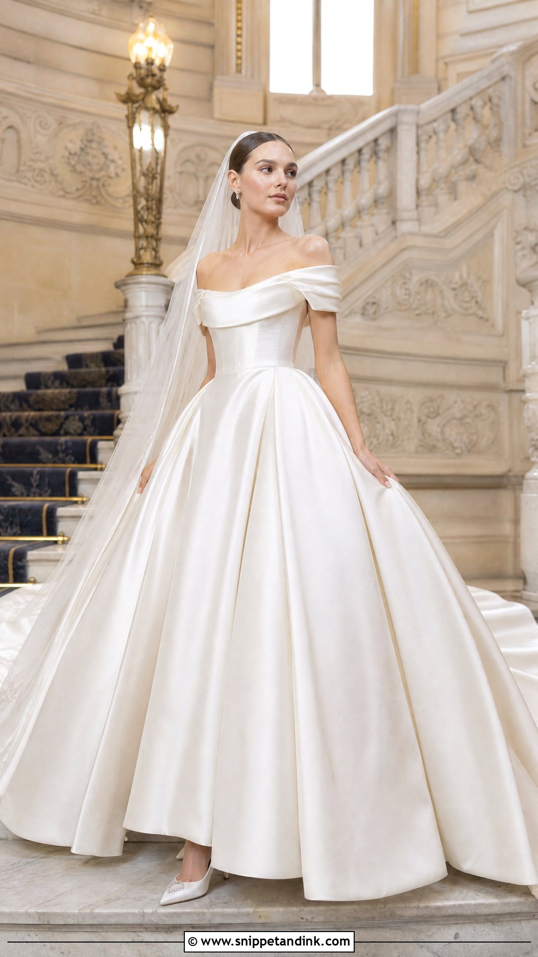 Elie Saab Satin Ball Gown Bridal Look - Snippet and Ink - 25 Eli Saab Bridal Ideas