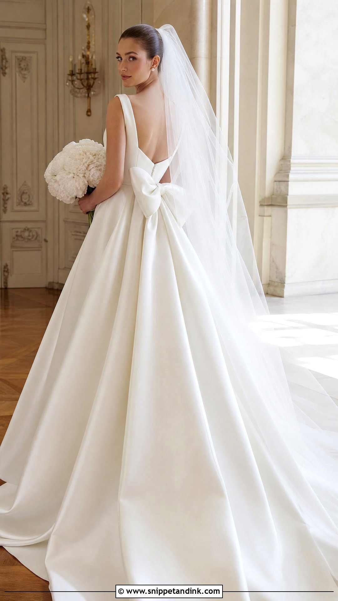 Elie Saab Wedding Dress With Bow Look - Snippet and Ink - 25 Eli Saab Bridal Ideas
