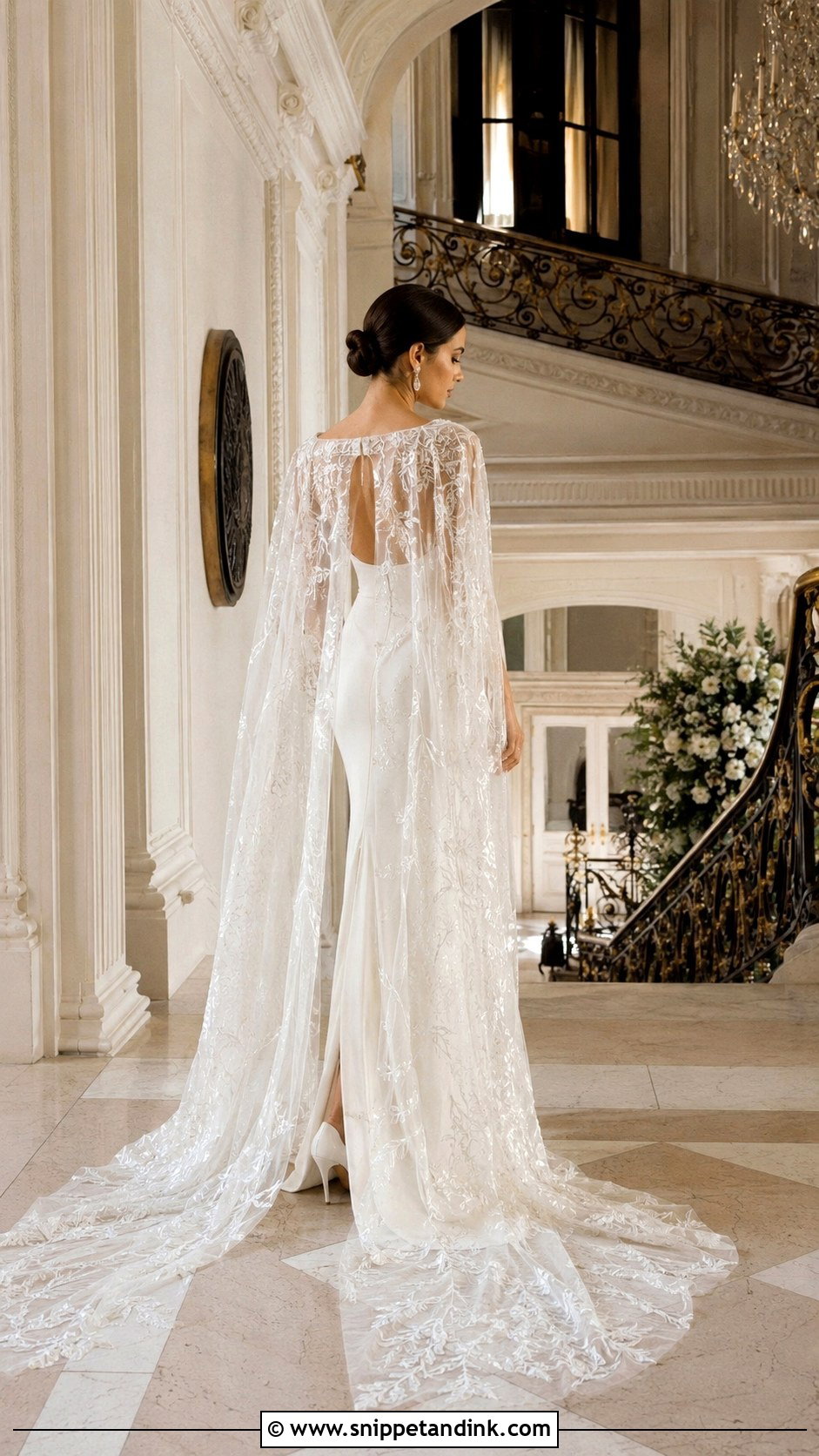 Elie Saab Wedding Dress With Cape - Snippet and Ink - 20 Elle Saab Wedding Dresses