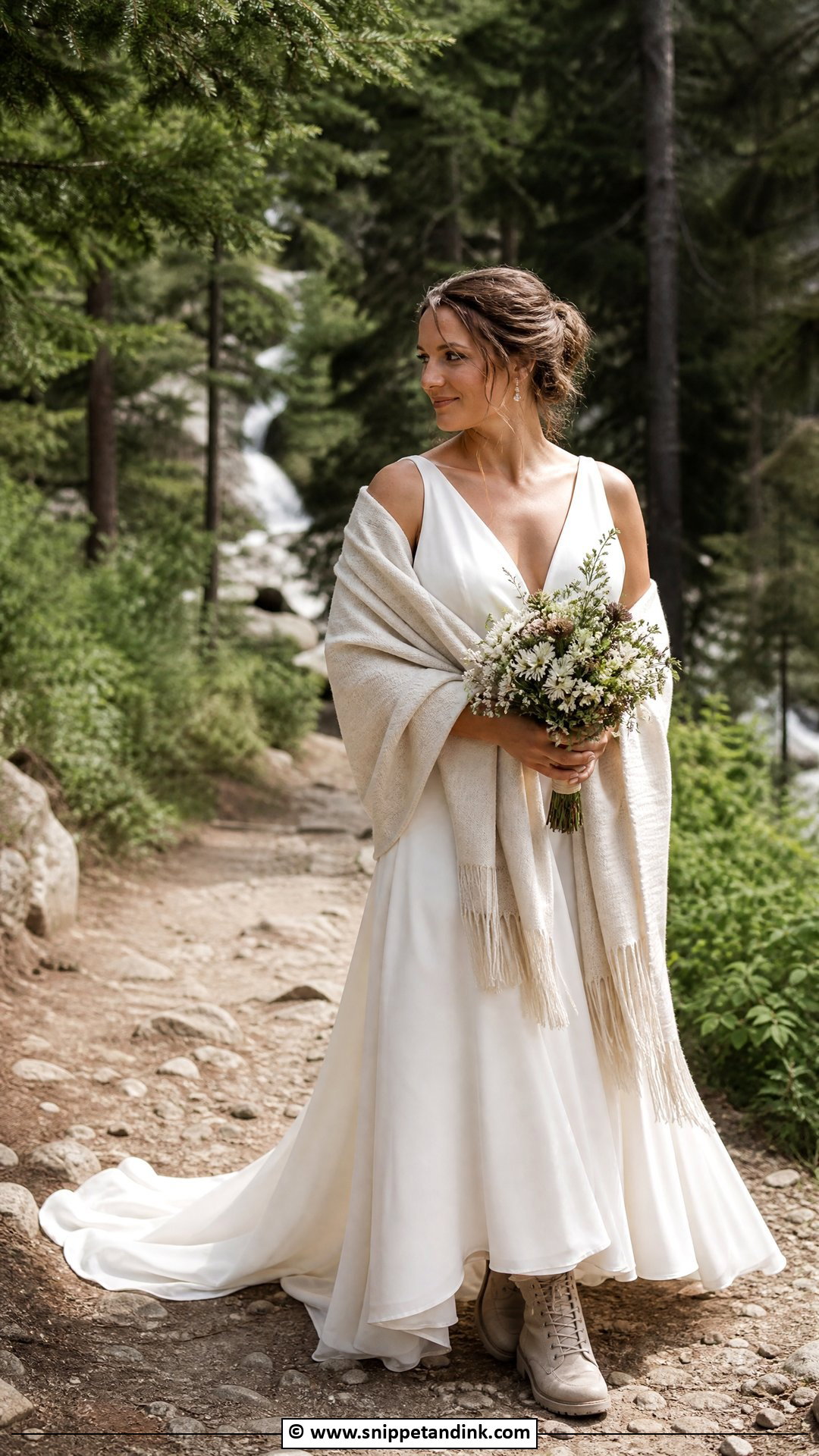 Elopement Forest Wedding Dress - Snippet and Ink - 35 Forest Wedding Dress Ideas