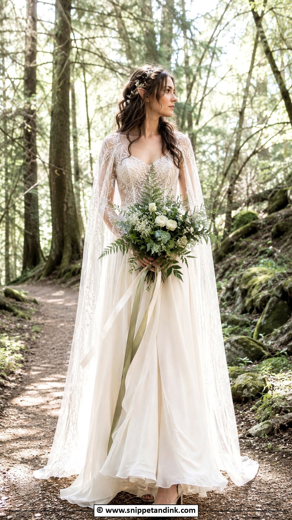 Elven Forest Wedding Dress - Snippet and Ink - 30 Elven Wedding Dress Ideas