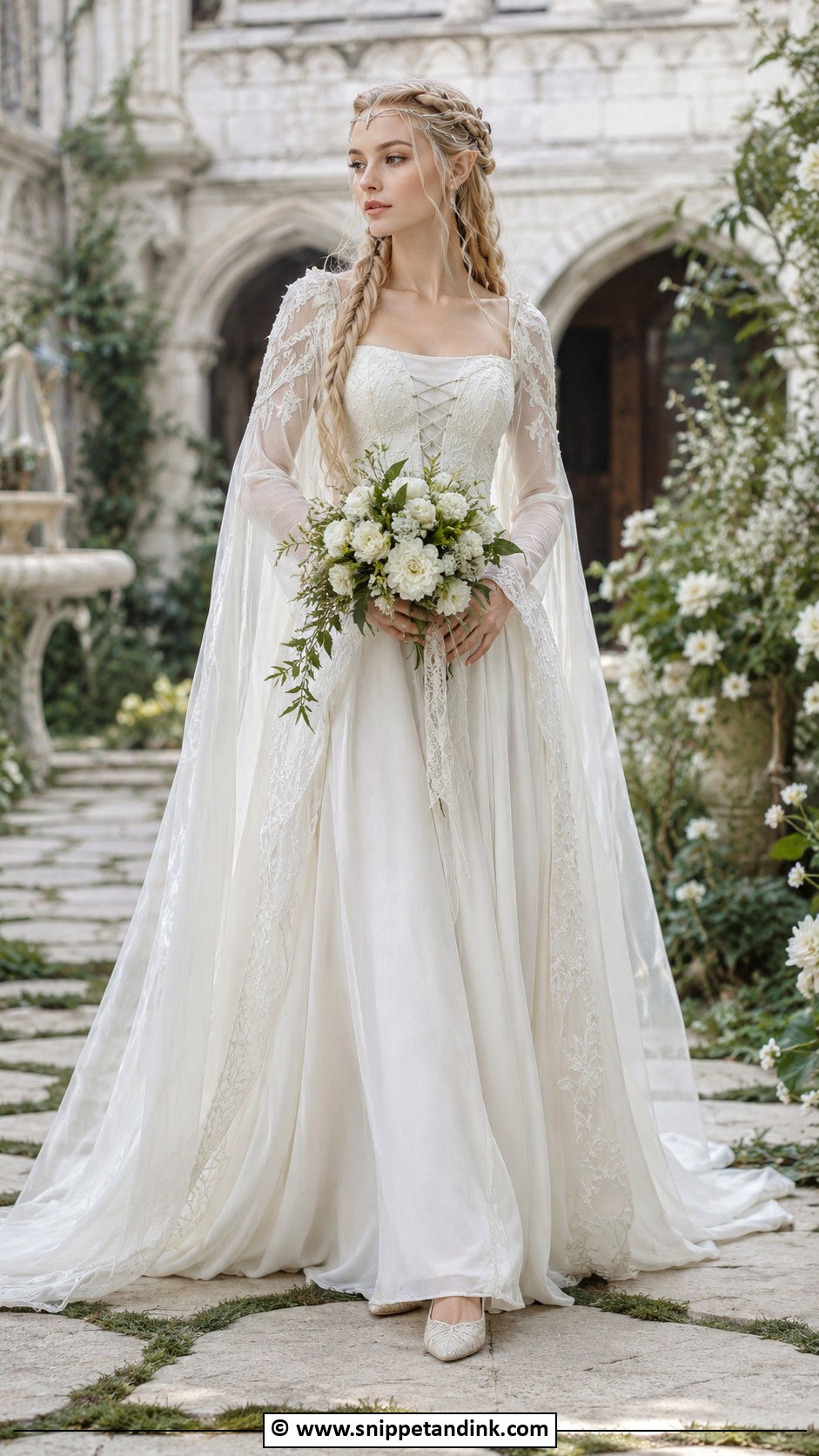 Elven Medieval Wedding Dress - Snippet and Ink - 30 Elven Wedding Dress Ideas