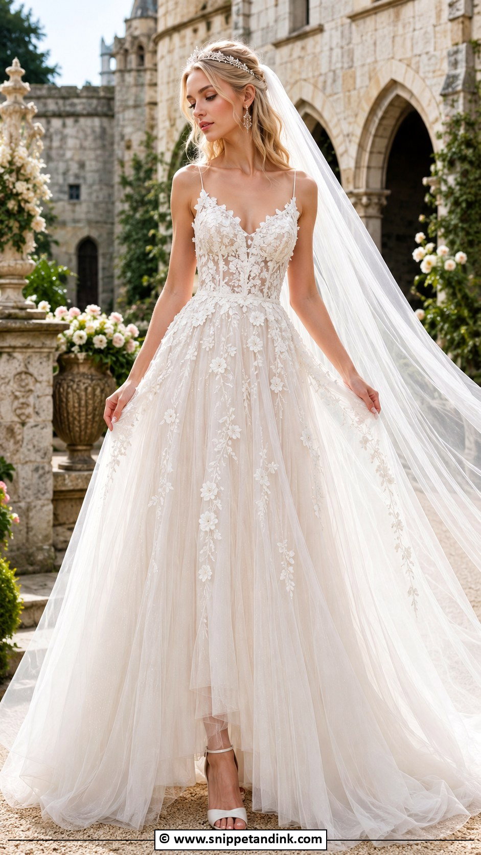 Elven Tulle Wedding Dress - Snippet and Ink - 30 Elven Wedding Dress Ideas