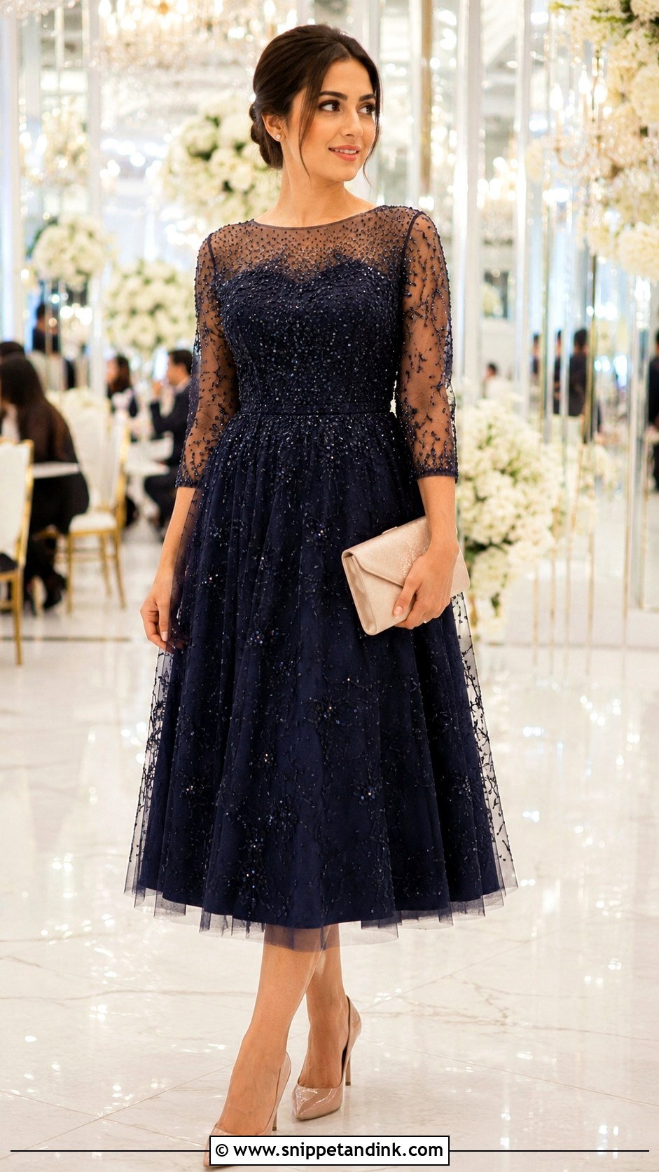 Embellished Wedding Frock - Snippet and Ink - 25 Wedding Frocks Ideas