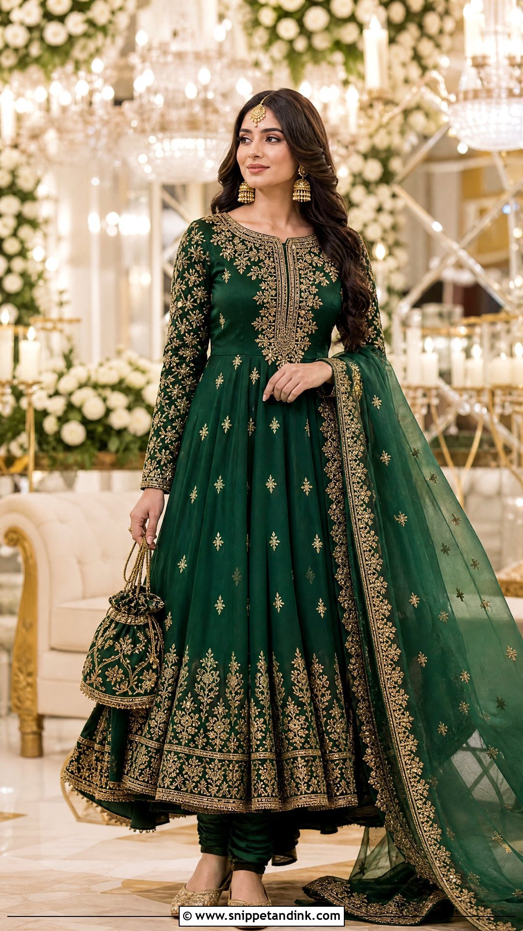 Embroidered Anarkali Salwar Suit - Snippet and Ink - 20 Salwar for Wedding Ideas