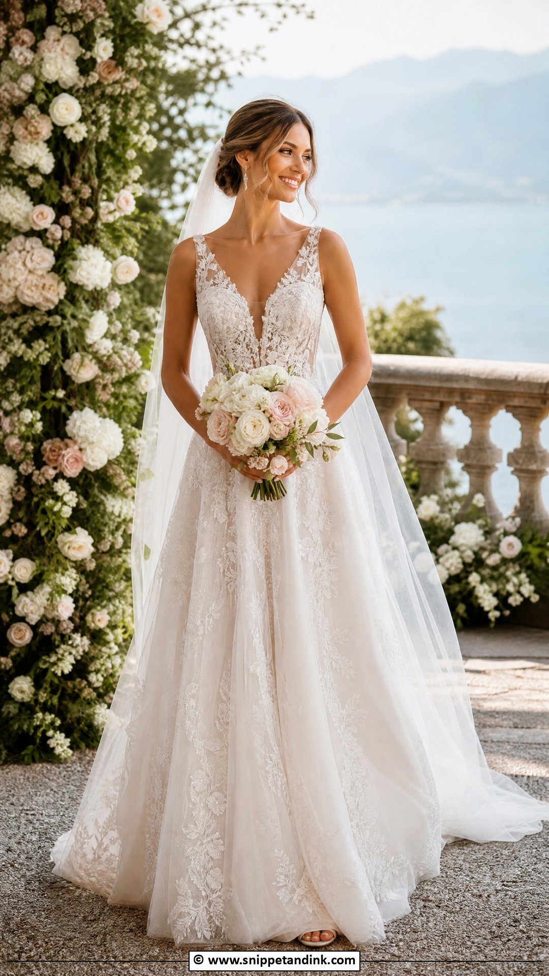 Embroidered Bridal Dress Outfit - Snippet and Ink - 35 Bridal Outfit Ideas