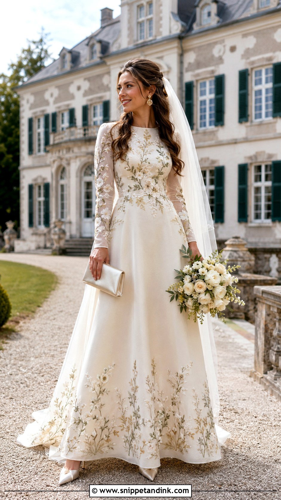 Embroidered German Wedding Dress - Snippet and Ink - 20 German Wedding Dress Ideas