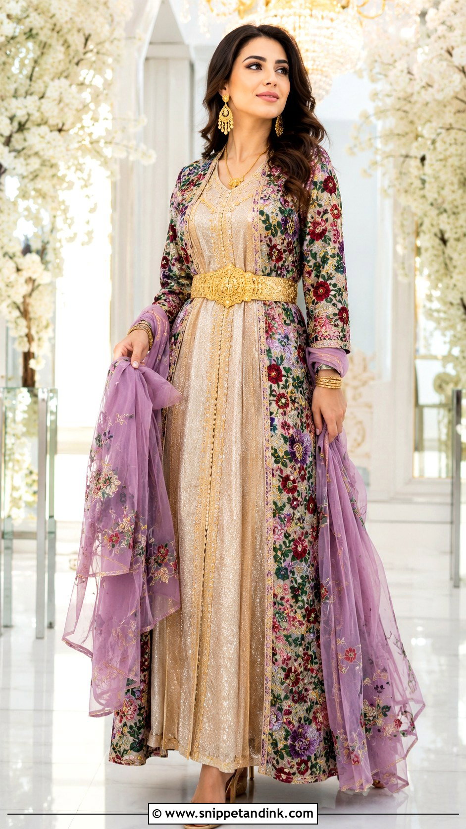 Embroidered Kurdish Wedding Dress - Snippet and Ink - 25 Kurdish Wedding Dress Ideas