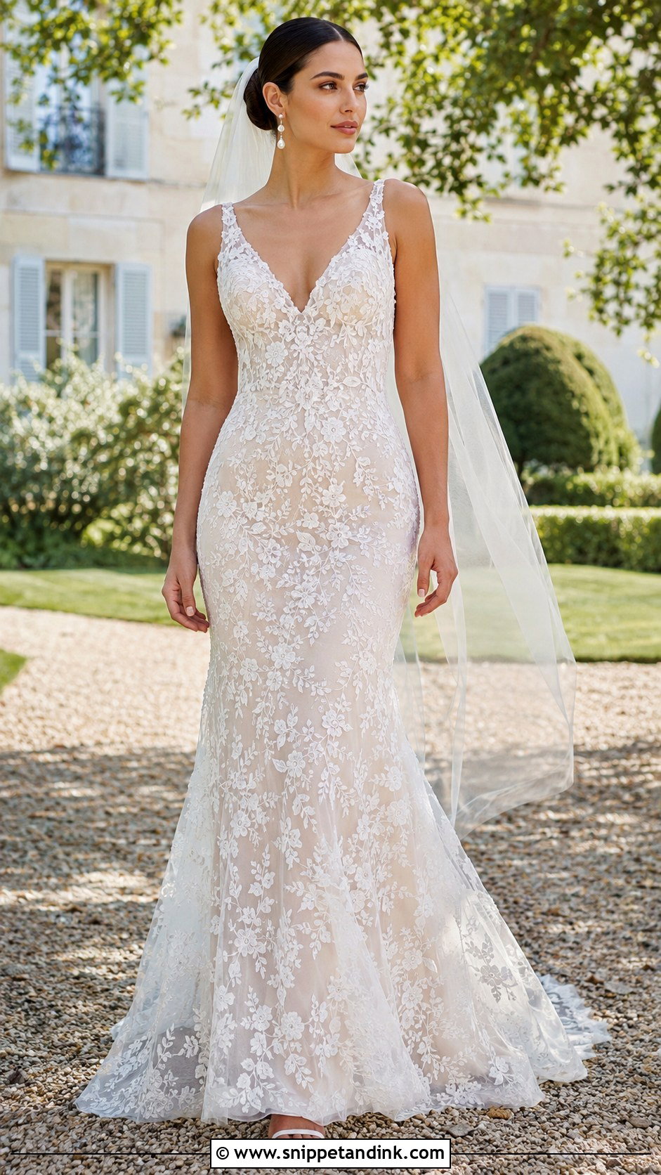 Embroidered Net Wedding Dress - Snippet and Ink - 20 Net Wedding Dress Ideas