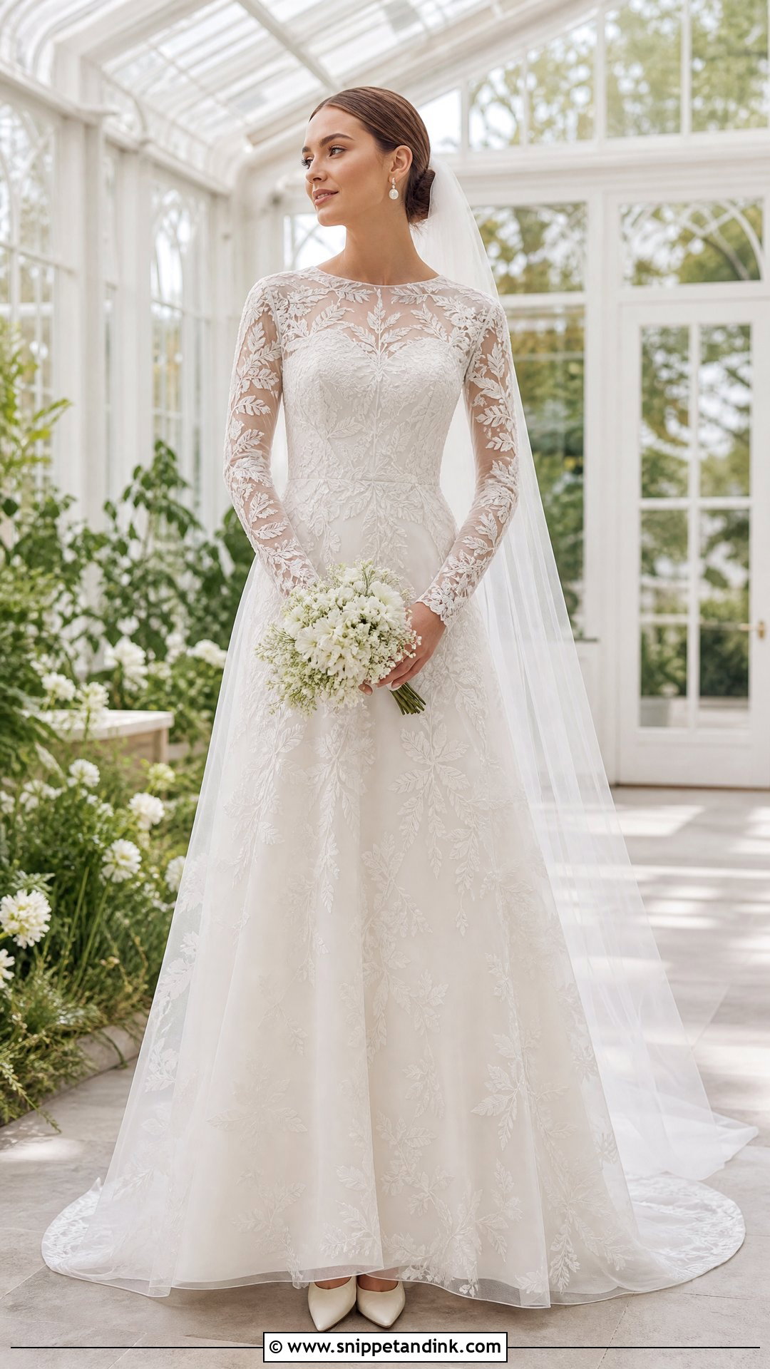 Embroidered Organza Wedding Gown - Snippet and Ink - 20 Organza Wedding Gown Ideas