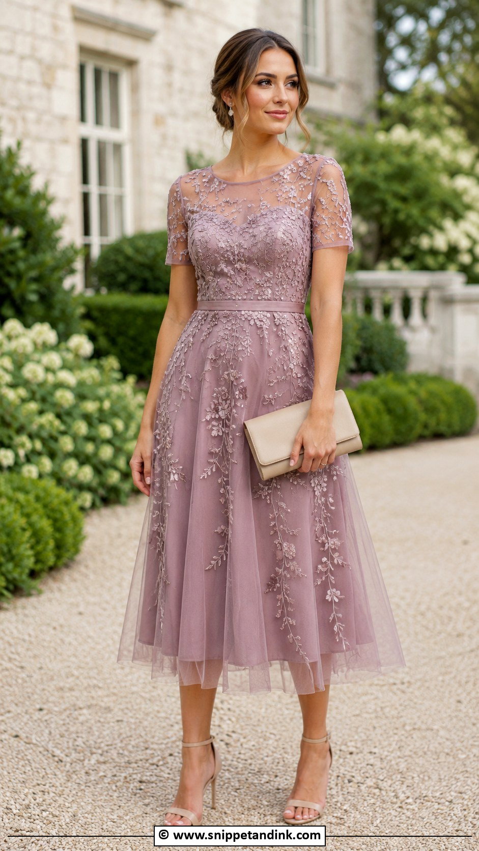 Embroidered Sister Of The Bride Dress - Snippet and Ink - 30 Bride Sister Dress Ideas