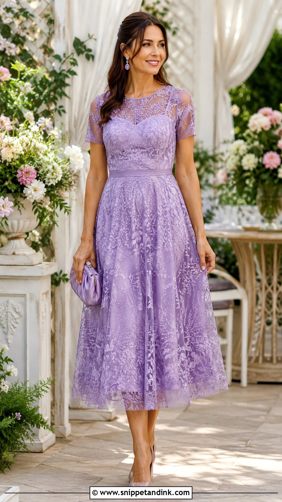 Embroidered Tulle Sister of the Bride Dress - Snippet and Ink - 20 Dress Sister of the Bride Ideas