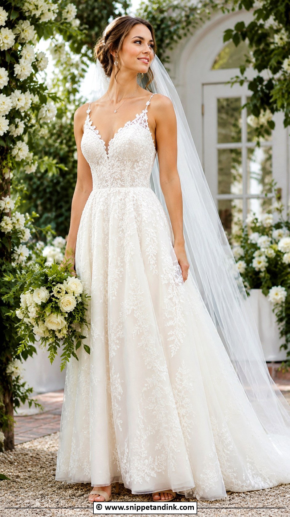 Embroidered Wedding Dress - Snippet and Ink - 30 2 Piece Wedding Dress Ideas
