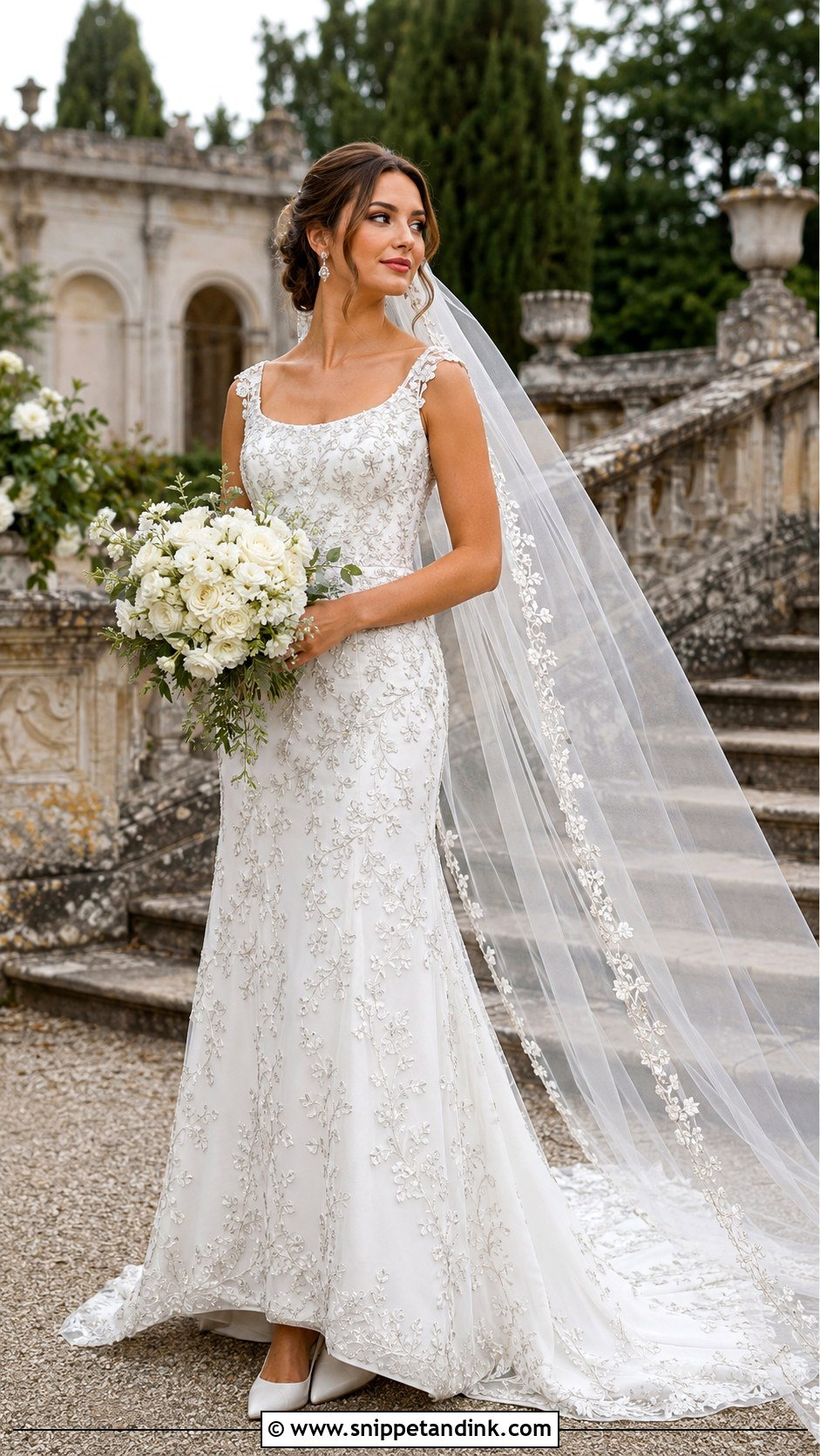 Embroidered Wedding Dress - Snippet and Ink - 20 2000 Wedding Dress Ideas